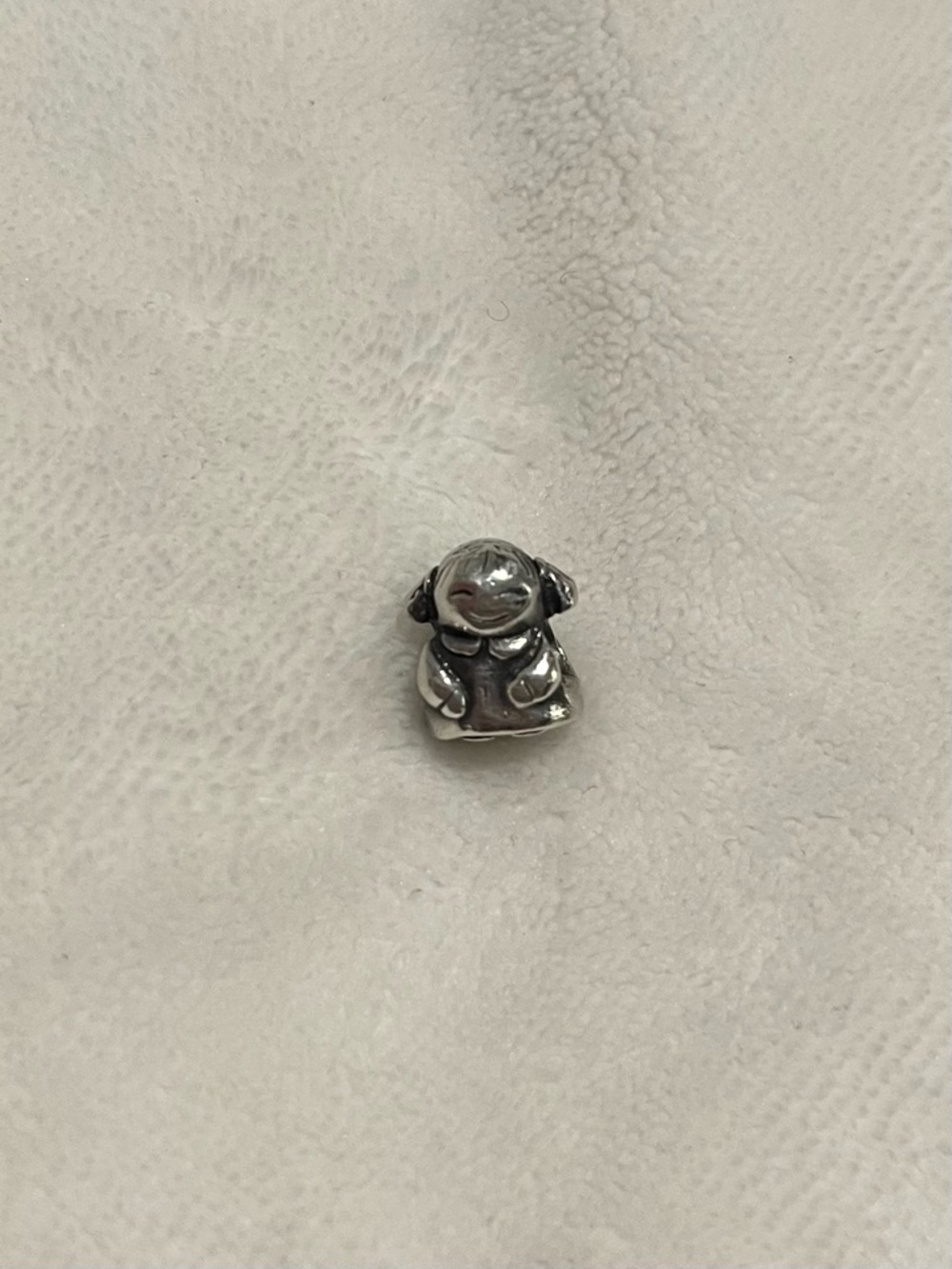 Pandora sterling silver little girl charm